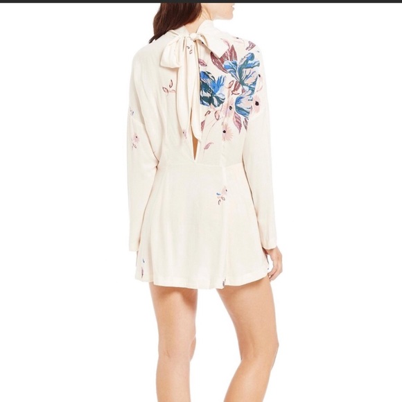 NWT Free People Mini Dress Ivory - Picture 2 of 7